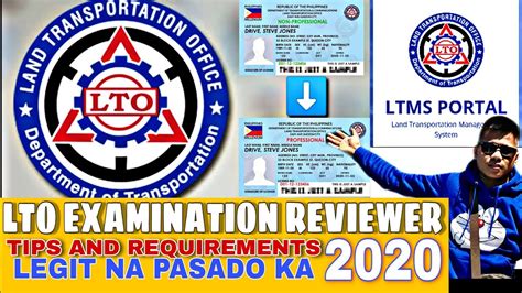 lto portal exam|lto exam 2020.